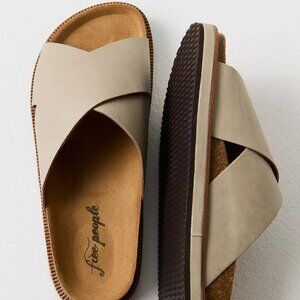 FREE PEOPLE SIDELINES FOOTBED SANDAL